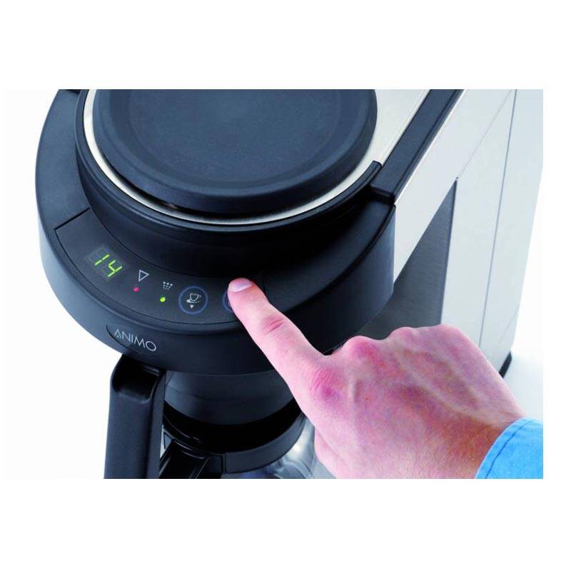 Animo M100 Manuel Dolum Filtre Kahve Makinesi, 2 Cam Pot Dahil, 144 Fincan/Saat - 3